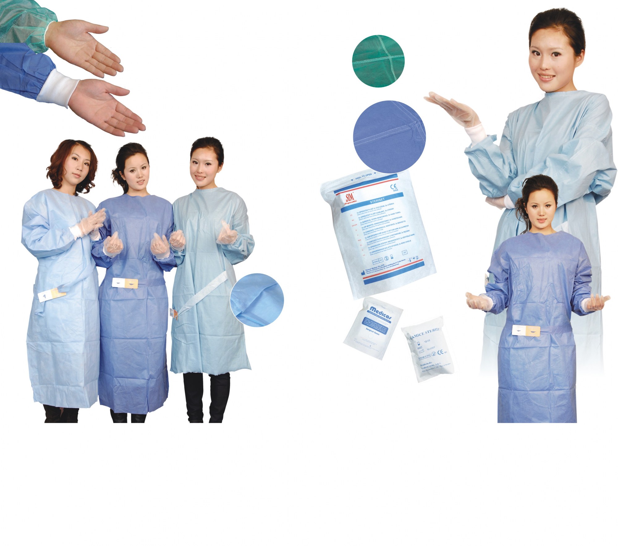 XCM024  SURGICAL GOWN (normal and sterilled)