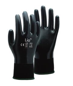 Lio 21308 13G black nylon liner with full nitrile coating