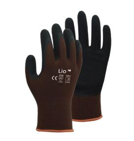 Lio 31304 13G bamboo fiber/nylon liner with breathablefoam latex coating